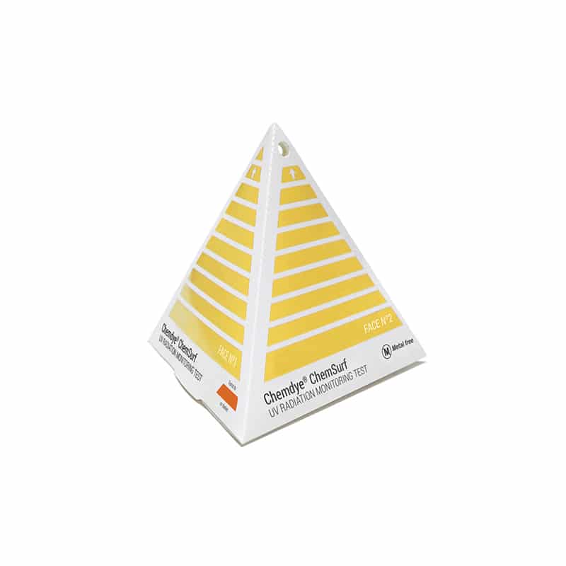 CDSUV-1 - WSKAŹNIK CHEMICZNY 3D DO DEZYNFEKCJI PROMIENIOWANIEM UV