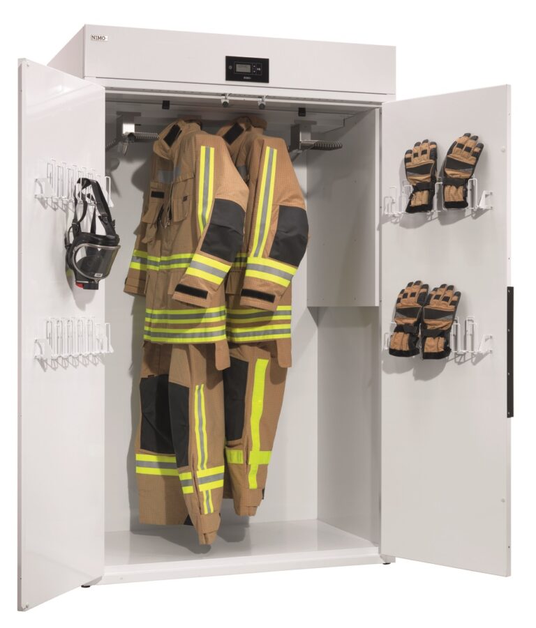 Szafa suszarnicza 2 drzwiowa dla odzieży strażackiej (nomex)