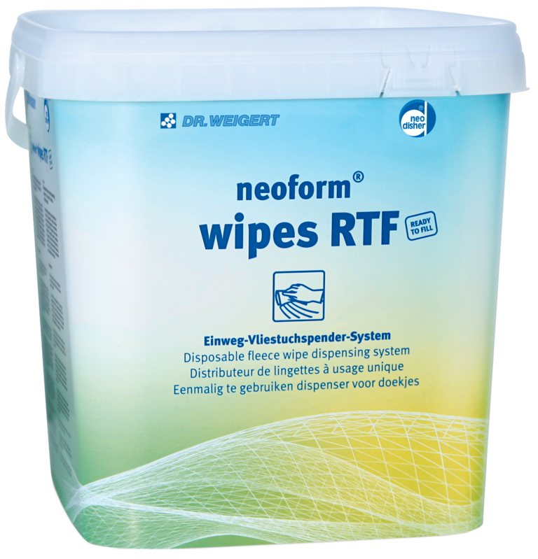 neoform® wipes RTF – wydajny system jednorazowy do bezpiecznej dezynfekcji masek oddechowych i innych ŚOI - max_1