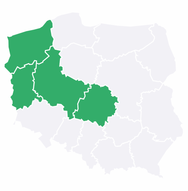 Medycyna publiczna - 
wielkopolskie, zachodniopomorskie, lubuskie, łódzkie